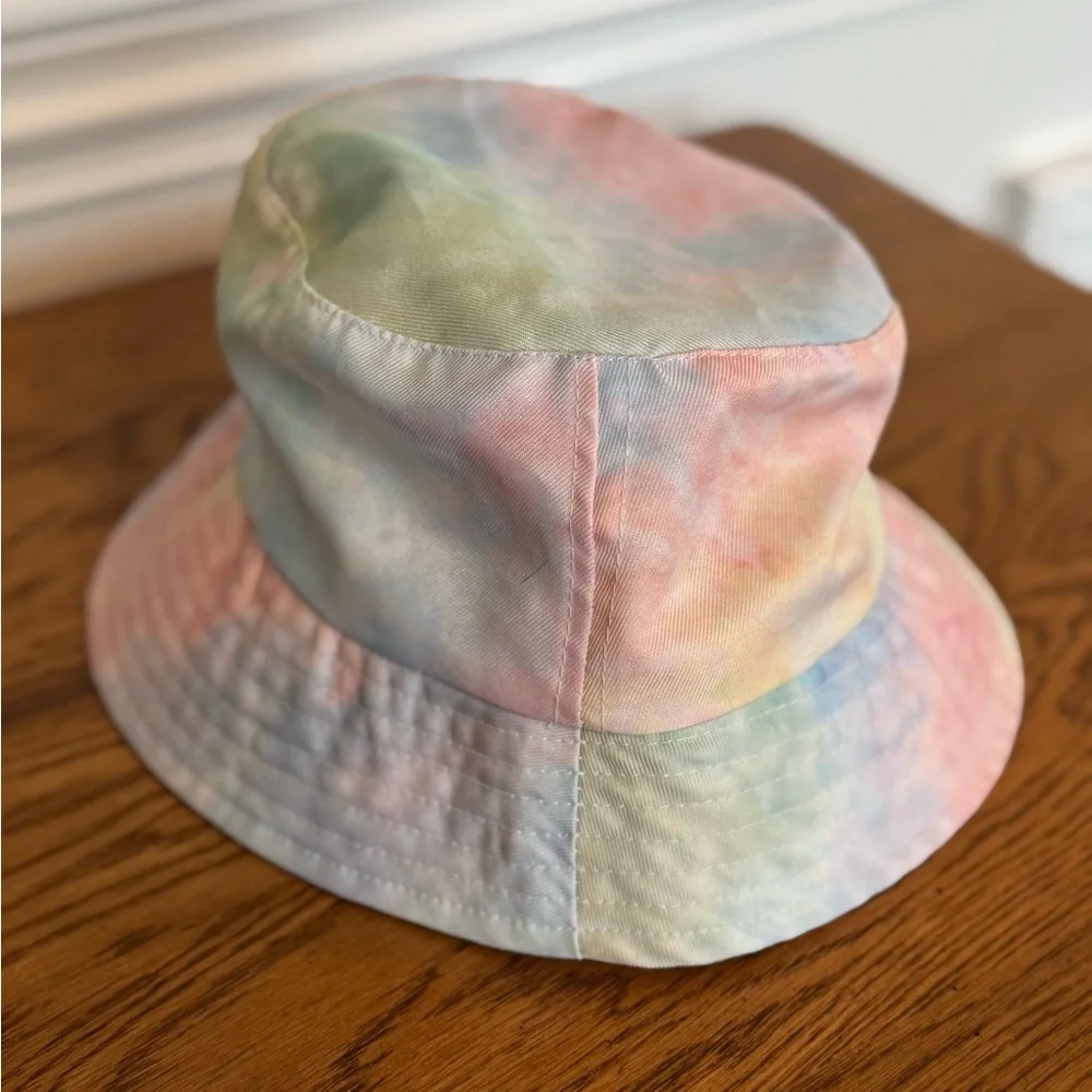 Pastel Tie-Dye Bucket Hat, Girl’s OS Accessory - Picture 6 of 9